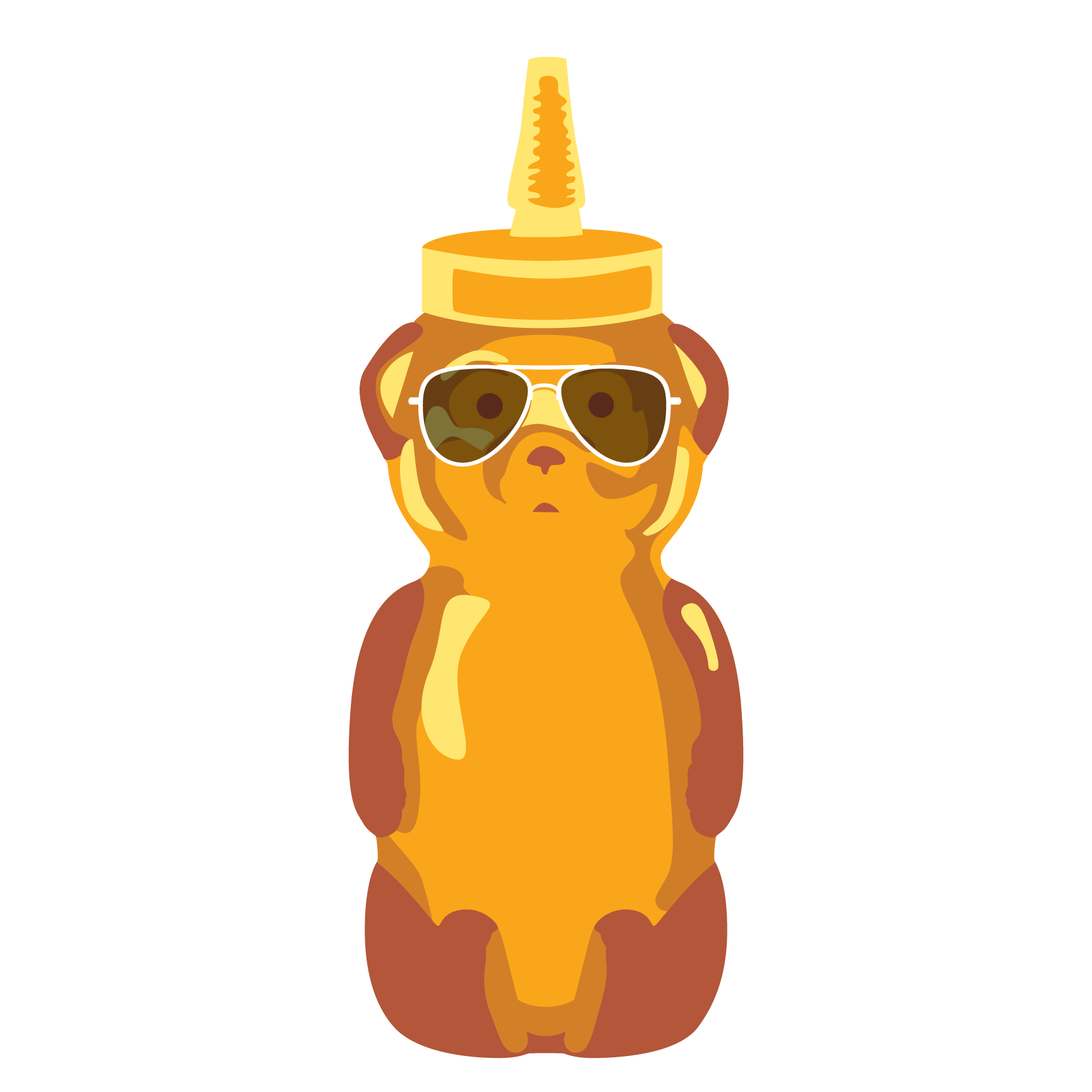 Aviator Glasses Bear